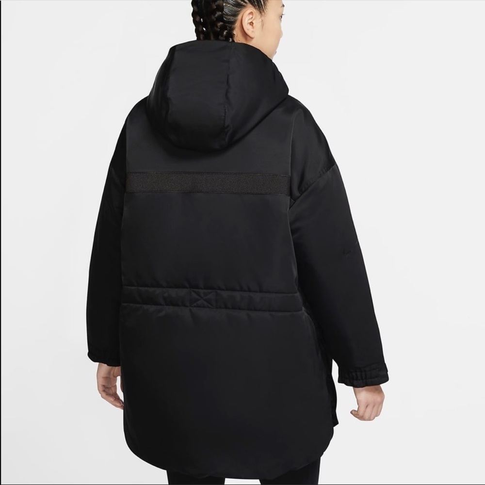 New Nike NSW City Ready Down-Fill black Parka jacket coat - Picture 3 of 8